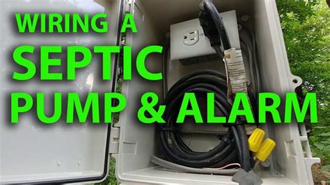 septic tank electrical box|septic pump alarm wiring diagram.